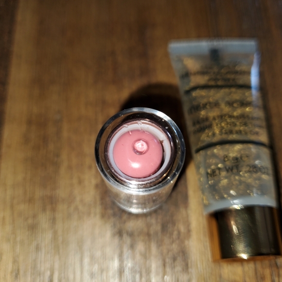 Merle Norman - Cheek Crayon Cream Blush Pink Lotus & 24K Gold Foundation Primer - Picture 2 of 3